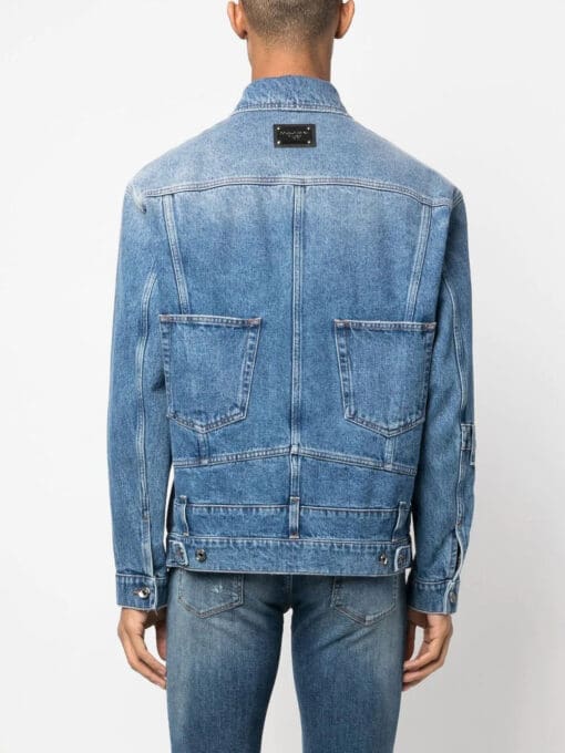 Dolce & Gabbana  patchwork denim jacket - Image 4