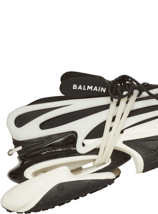 Balmain Unicorn low-top trainers in neoprene and leather - Image 7