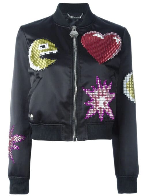 Philipp Plein  sequin bomber jacket