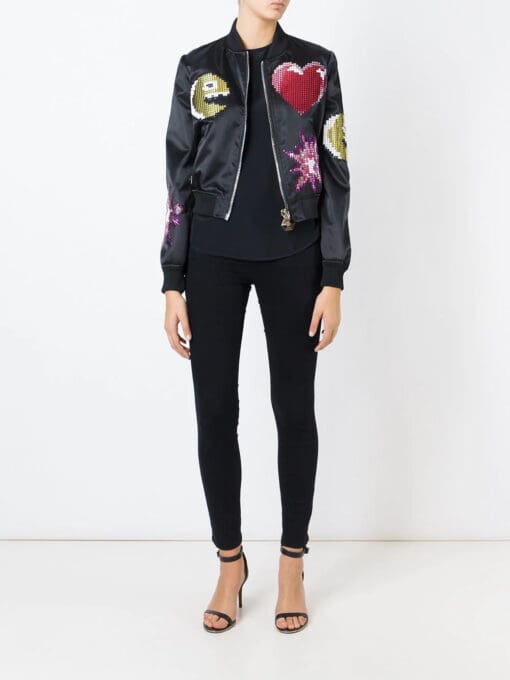 Philipp Plein  sequin bomber jacket - Image 2