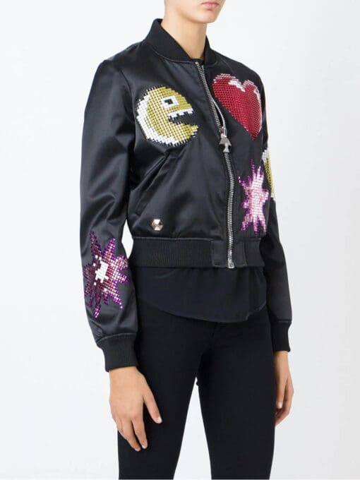 Philipp Plein  sequin bomber jacket - Image 3