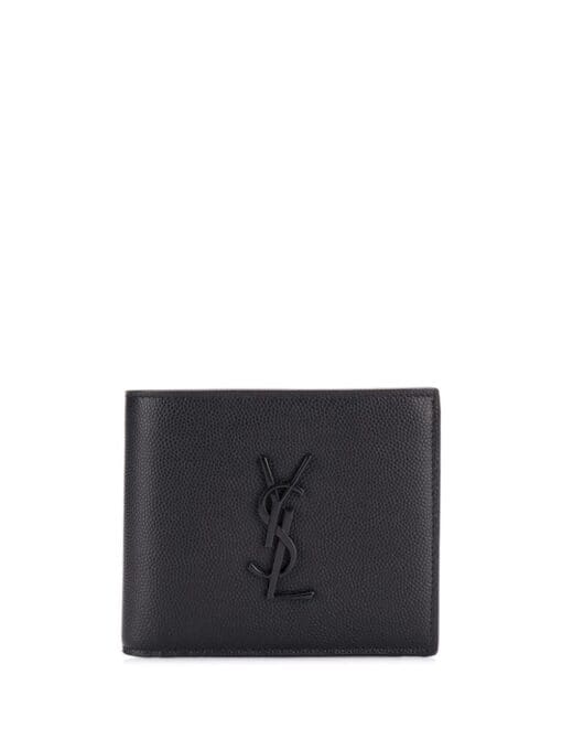 Saint Laurent  Monogram grained wallet