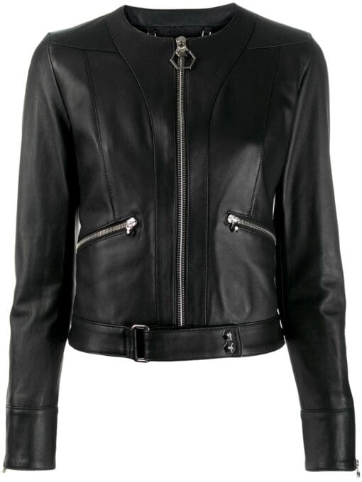 Philipp Plein  Statement leather jacket