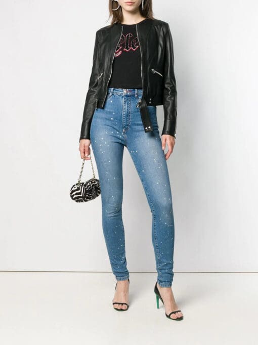 Philipp Plein  Statement leather jacket - Image 2