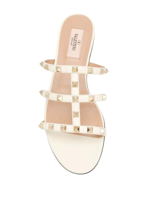 Valentino Garavani  Rockstud flat sandals - Image 4