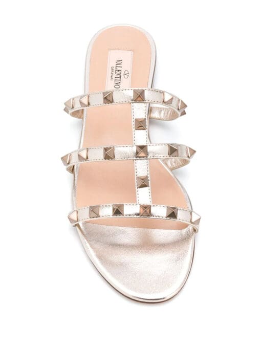 Valentino Garavani  Rockstud T-strap sandals - Image 4