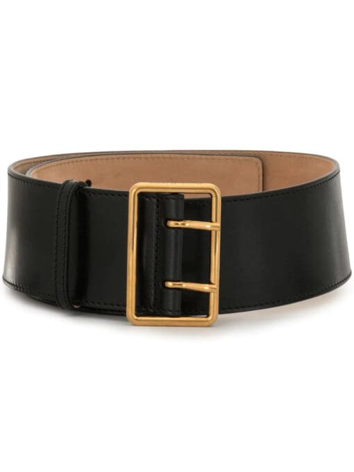 Alexander McQueen  double-buckle wide belt