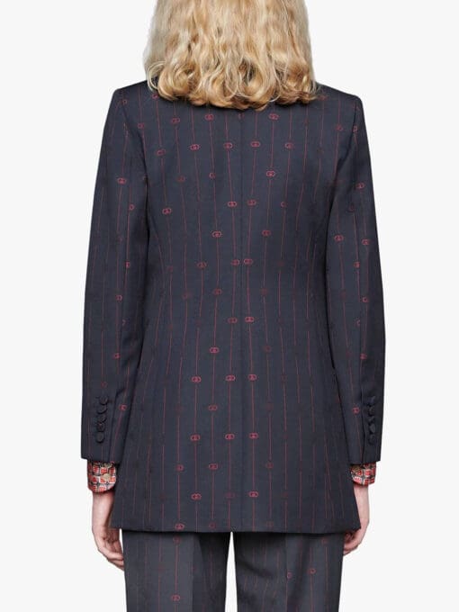 Gucci  Retro GG striped blazer - Image 4