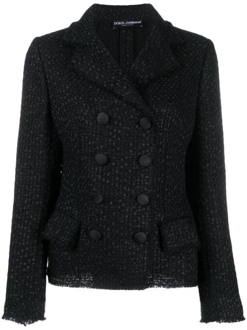 Dolce & Gabbana  double-breasted tweed jacket