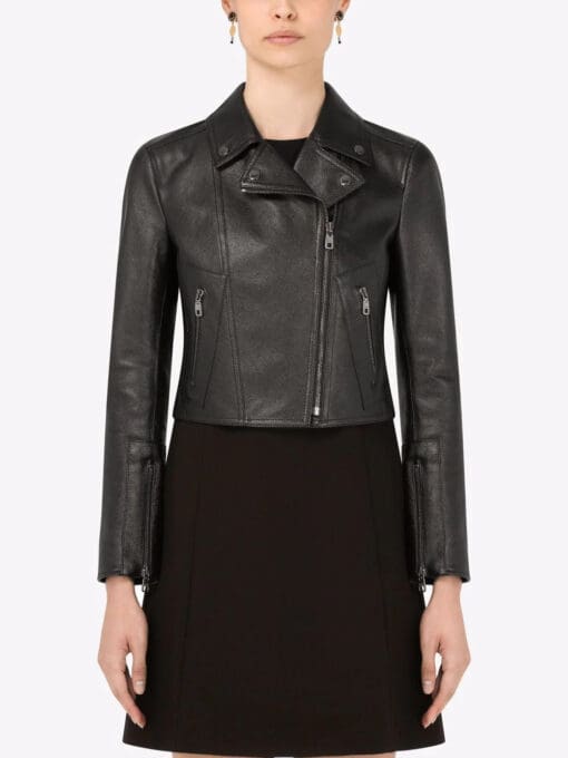 Dolce & Gabbana  zip-fastening leather jacket - Image 3