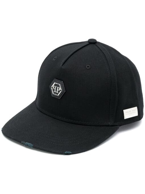 Philipp Plein  skull-embroidered baseball cap