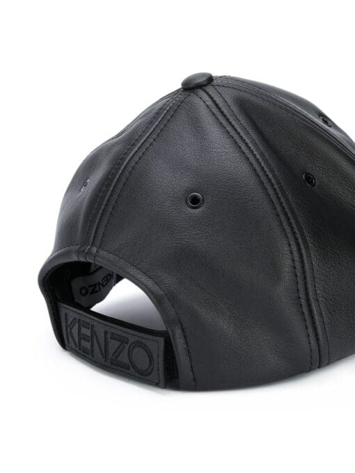 Kenzo  Tiger motif leather cap - Image 2