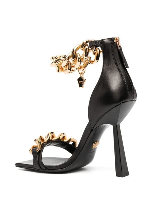 Versace  chain-embellished Medusa sandals - Image 3