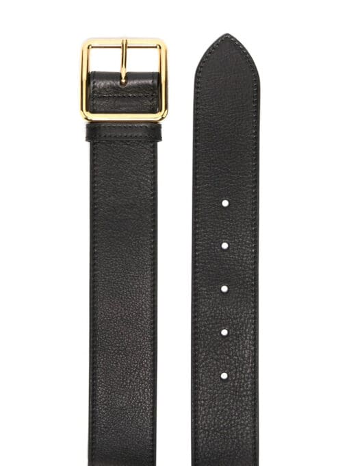 Alexander McQueen  buckle-fastening leather belt - Image 2