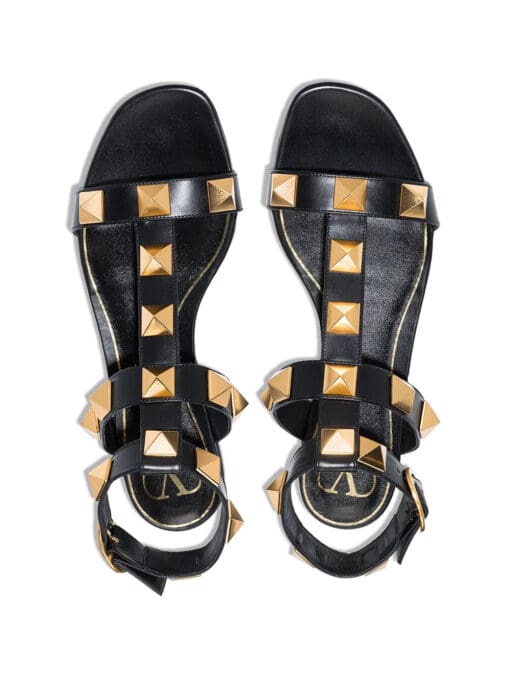 Valentino Garavani  Roman Stud leather sandals - Image 4