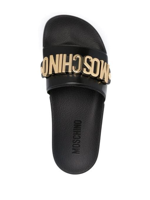 Moschino  logo plaque slides - Image 4