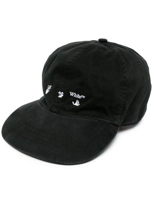 Off-White  embroidered-logo cap