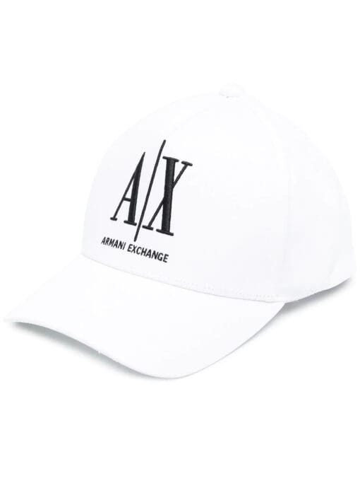 Armani Exchange  embroidered logo baseball cap