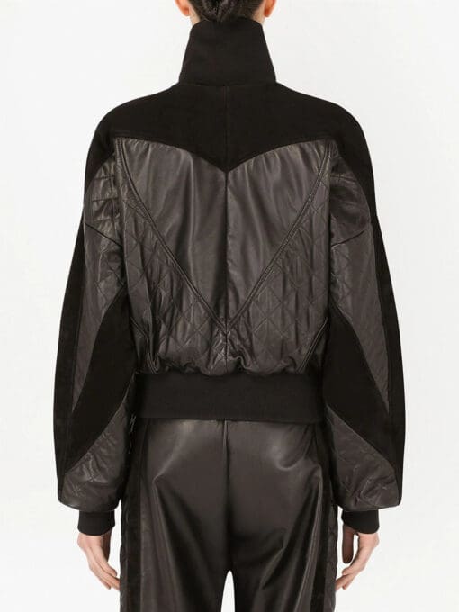 Dolce & Gabbana  quilted high-neck bomber jacket - Image 4