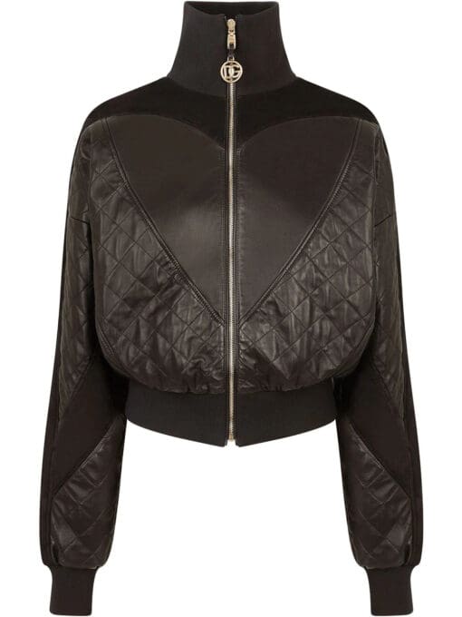 Dolce & Gabbana  quilted high-neck bomber jacket