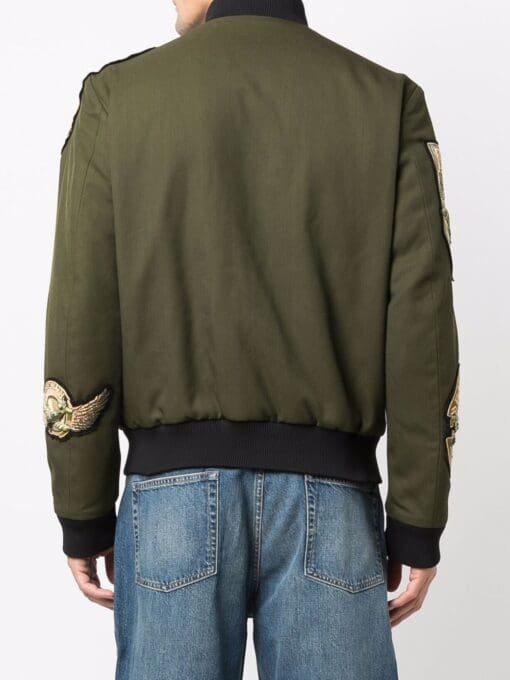 Balmain  multi-badge pilot jacket - Image 4