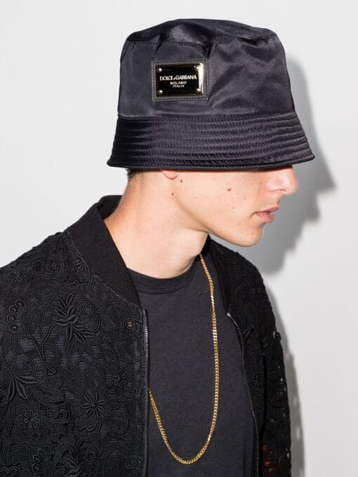 Dolce & Gabbana  logo plaque bucket hat - Image 2