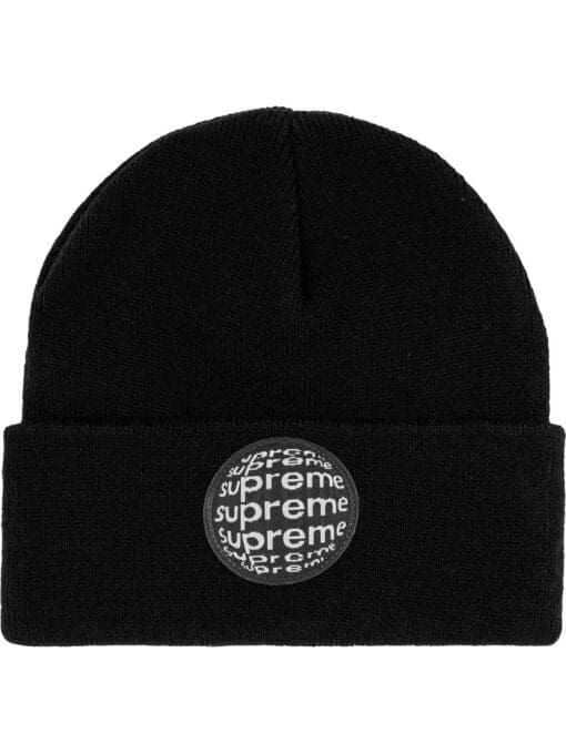 Supreme  lenticular patch beanie