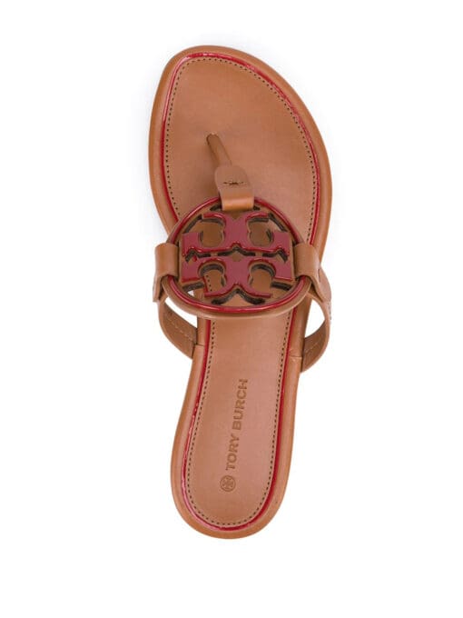 Tory Burch  logo-patch sandals - Image 4