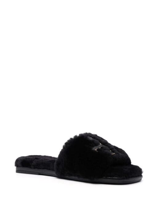 Tory Burch  logo-plaque fur sliders - Image 2