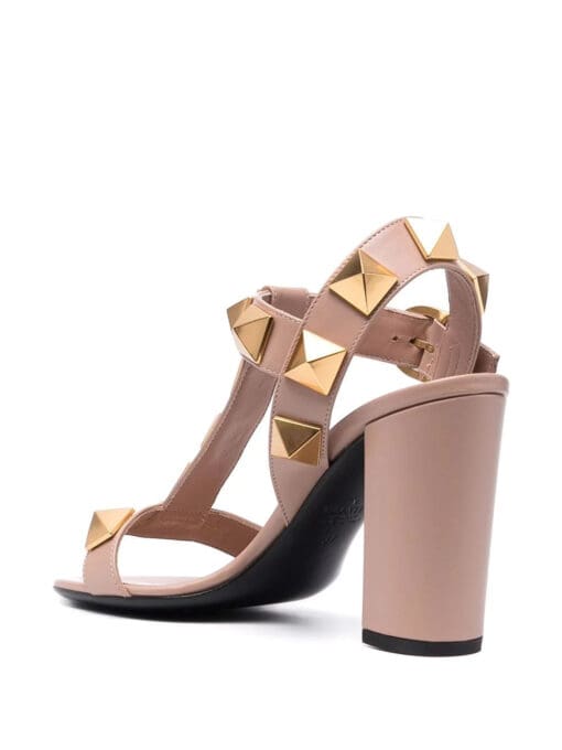 Valentino Garavani  Roman Stud block-heel sandals - Image 3