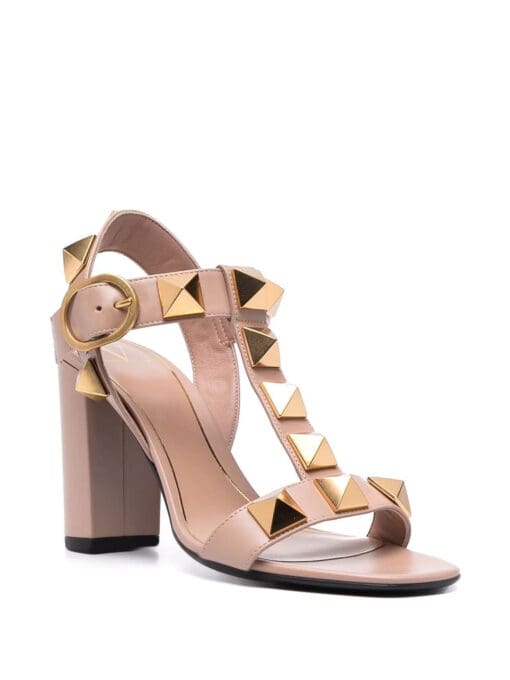 Valentino Garavani  Roman Stud block-heel sandals - Image 2