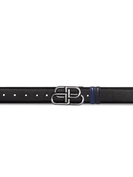 Balenciaga  BB buckle leather belt - Image 2