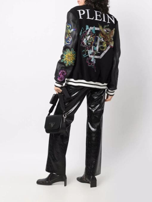 Philipp Plein  varsity bomber jacket - Image 3