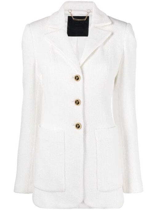 Philipp Plein  single-breasted cotton blazer