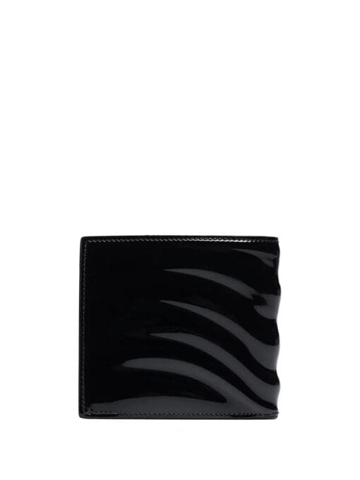 Alexander McQueen  Rib 8cc patent leather bifold wallet - Image 2