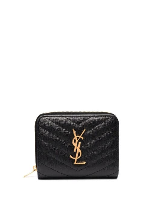 Saint Laurent  compact zip around wallet