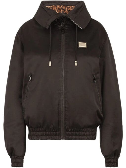 Dolce & Gabbana  logo-patch hooded jacket