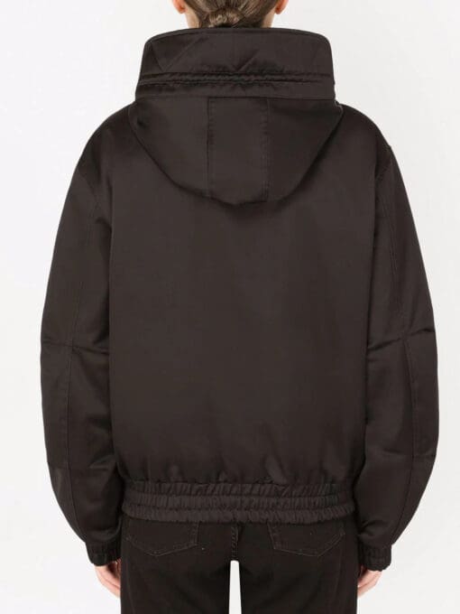 Dolce & Gabbana  logo-patch hooded jacket - Image 4