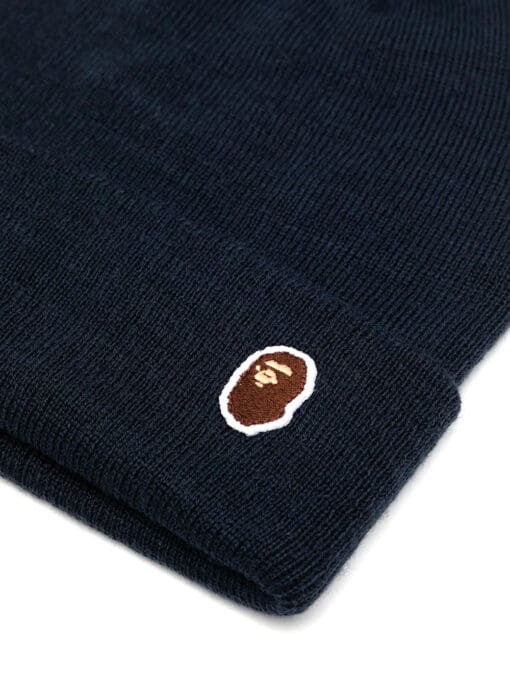 A BATHING APE®  logo patch beanie - Image 2