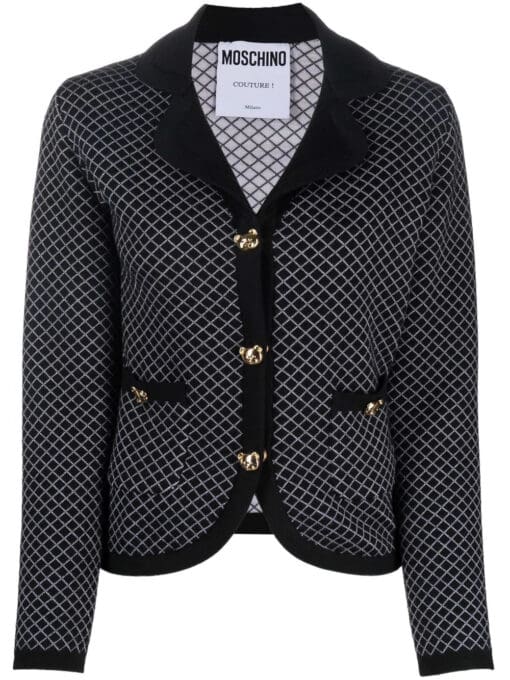 Moschino  teddy bear button blazer