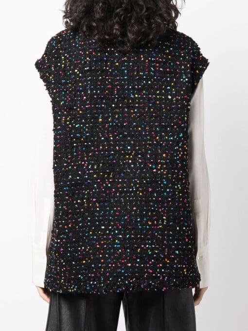 Valentino  speckled button-up jacket - Image 4