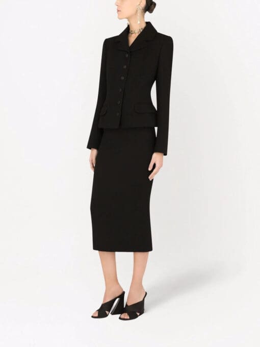 Dolce & Gabbana  fitted-waist wool jacket - Image 2