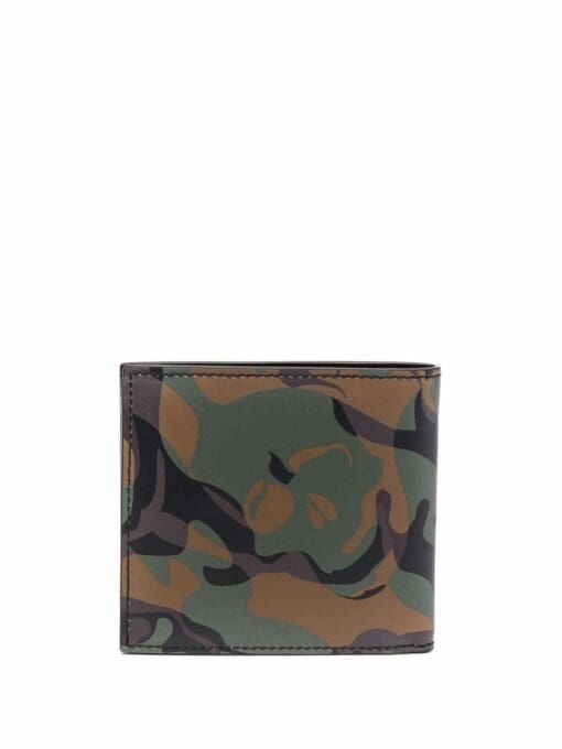 Alexander McQueen  camouflage-print leather wallet - Image 2