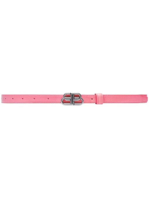 Balenciaga  BB buckle thin belt