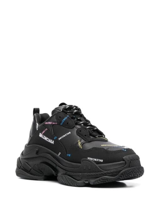 Balenciaga  logo-print chunky trainers - Image 2