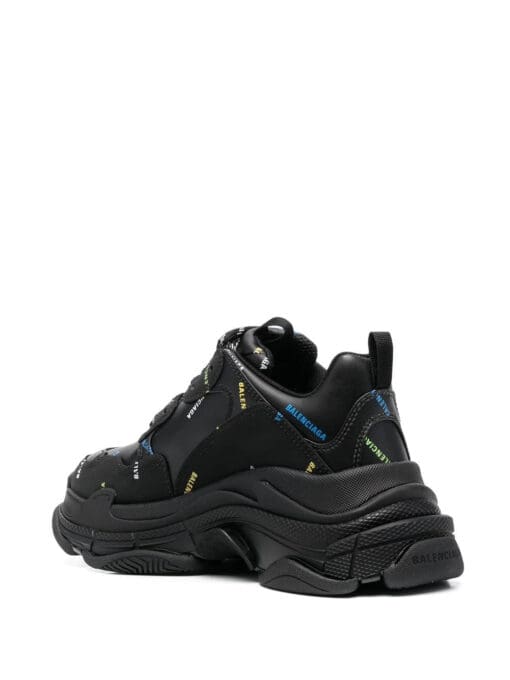 Balenciaga  logo-print chunky trainers - Image 3