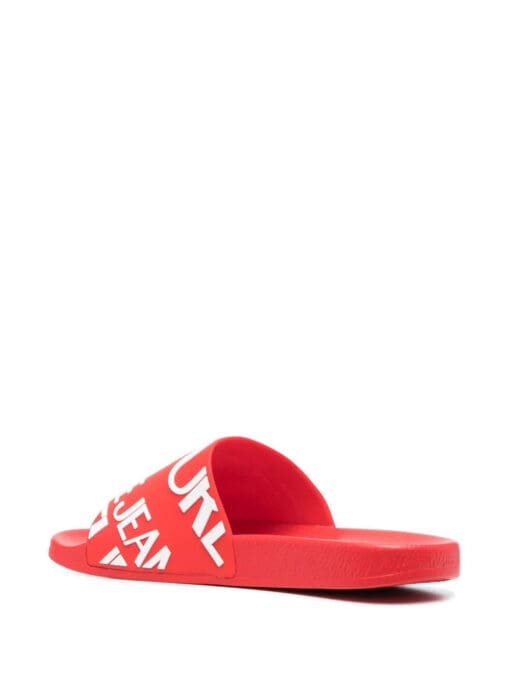 Versace Jeans Couture  diagonal logo flat slides - Image 3