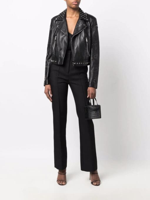 Philipp Plein  studded biker jacket - Image 2