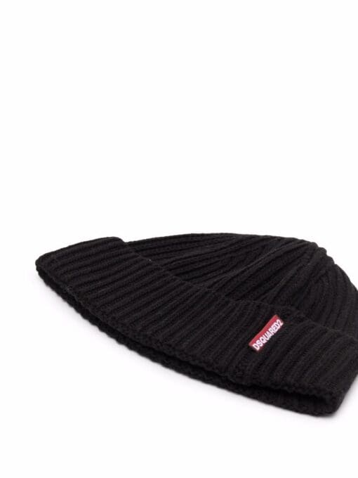 Dsquared2  ribbed-knit beanie hat - Image 2