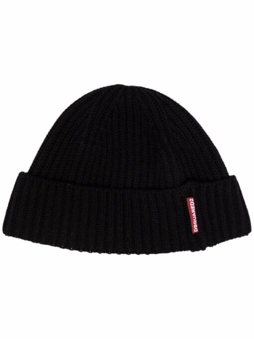 Dsquared2  ribbed-knit beanie hat